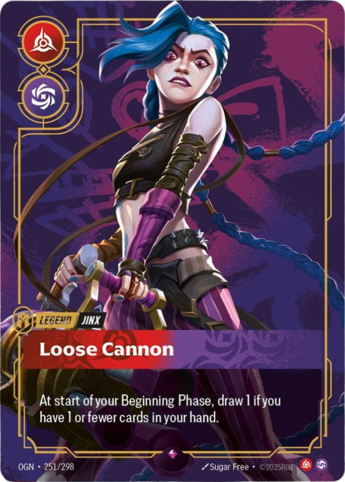 Carte Jinx Loose Cannon — Riftbound